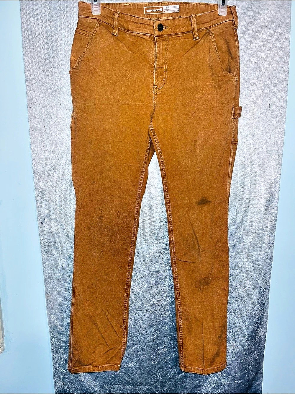 Carhartt Relaxed Fit Cargo Pants Brown Size 6 Regular